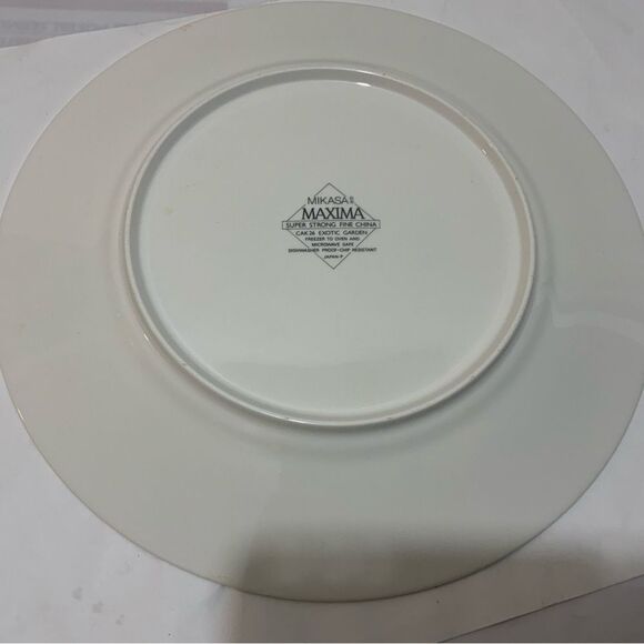 Mikasa Exotic Garden 12" Chop Round Serving Plate Charger - Picture 3 of 5